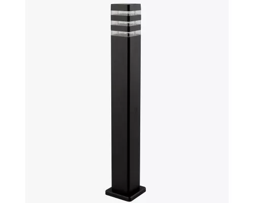 Садово-парковый светильник E27 max.10W 90x90x800mm IP44 черный PL-153480 PANLIGHT