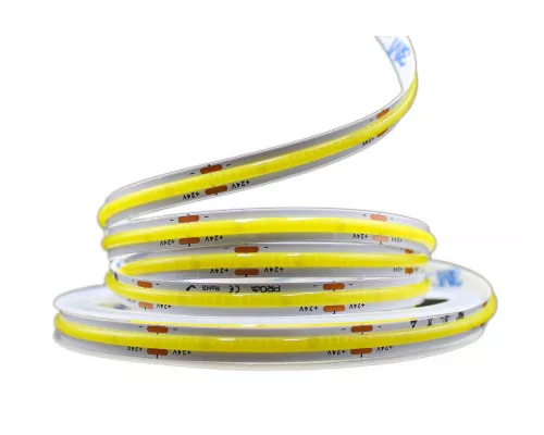 Светодиодная LED лента PROLUM™ 24V; СОВ; 480 LED; IP20; Series "PRO", Белый (5500-6000К)