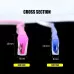 LED neon PROLUM™ 6x12, IP68, 12V, Seria „GT”, Alb cald, PRO