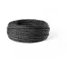 CABLU TEXTIL INPLETIT RETRO 3X2,5MM 50M NEGRU