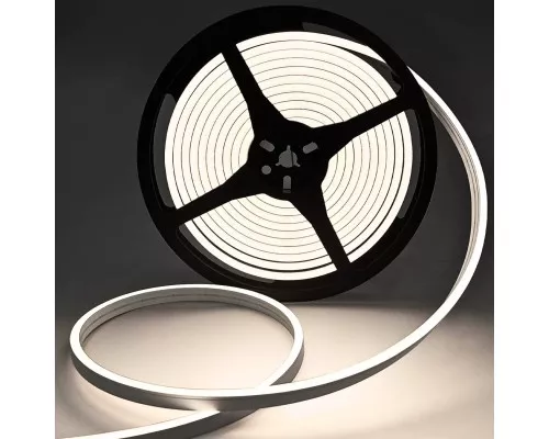 Светодиодный неон PROLUM™ 4x10, IP68, 12V, Series "LT", Нейтральний-Белый, PRO