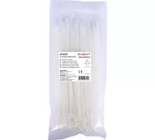 Кабельная стяжка e.ct.stand.400.8.white (100шт), белая
