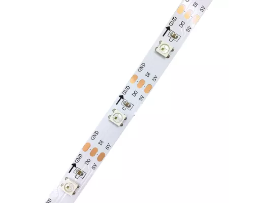 bandă LED PROLUM™ 5V; 5050\60; IP20; Seria „SMART”, RGB (Pixel Full Color)