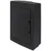 Корпус пластиковый на 24 модуля e.plbox.pro.n.24b.black навесной, черный с непрозрачными дверямиIP40