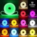 Set gata de bandă de neon PROLUM™ 12V; 6x12; 5M; Portocaliu, PRO