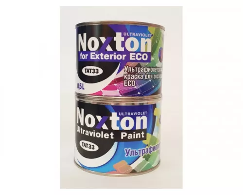 Vopsea fluorescentă pentru exterior Noxton ECO Galben închis cu strălucire galben închis la lumină ultravioletă