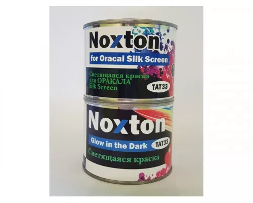 Vopsea autoluminoasă pentru Oracal Silk Screen White cu strălucire albastră