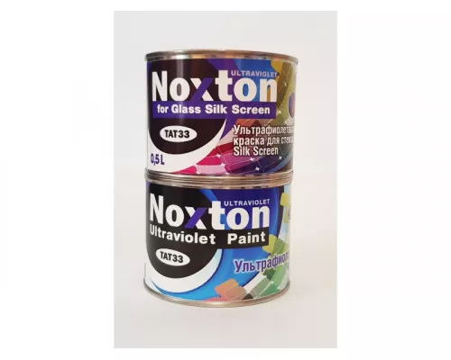 Vopsea fluorescentă Noxton pentru sticlă Silks Screen Green cu strălucire verde sub ultraviolete